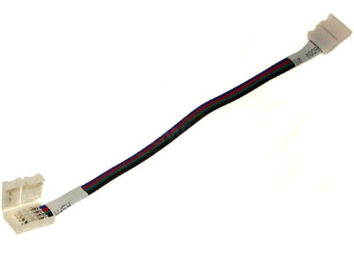 Szybkozłącze do taśm LED 10mm RGB, podwójne z kablem