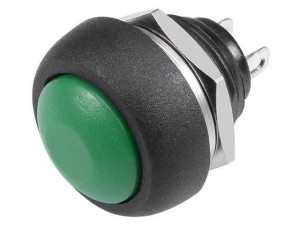 PBS111SD-S33GR; przełącznik przyciskowy OFF-(ON) monostabilny, zielony; PSB33GR