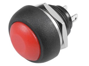 PBS111SD-S33RD; przełącznik przyciskowy OFF-(ON) monostabilny, czerwony; PSB33RD