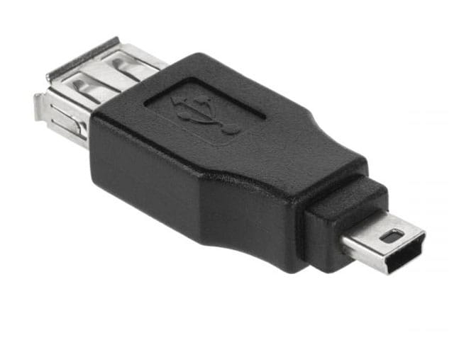 wtyk mini USB na gniazdo USB A