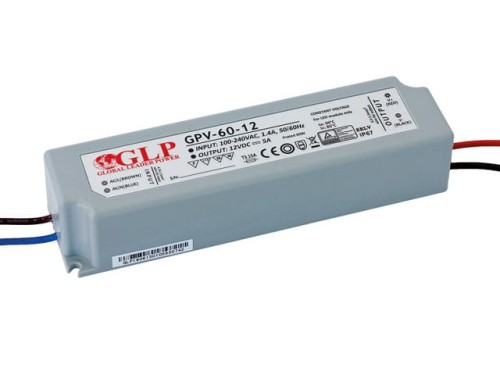 Zasilacz LED 12V 60W IP67, obudowa plastikowa; GPV-60-12