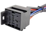 Gniazdo do przekaźnika samochodowego,  AM3 modułowe z przewodem, 12-24V 80A; WITTRIN