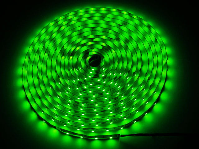 Taśma LED zielona, 12VDC IP63