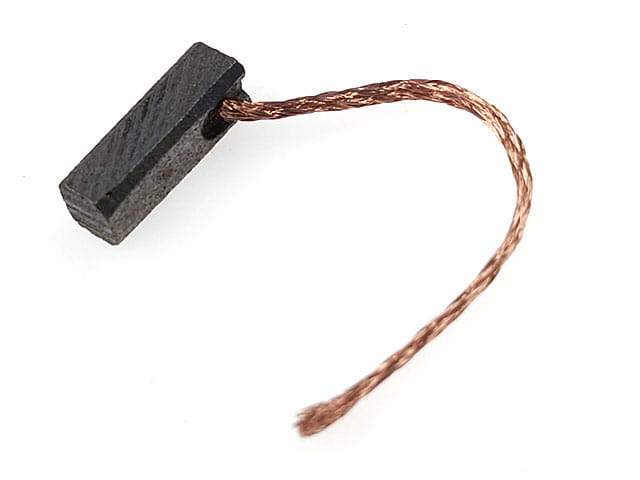 Szczotki grafitowo-miedziane 5x5x15mm, wyprowadzenie boczne
