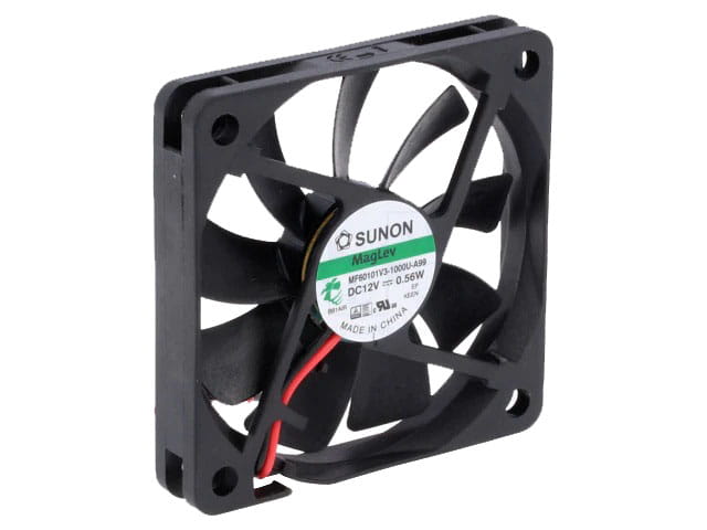 Wentylator 12VDC 60x60x10 2 przewody