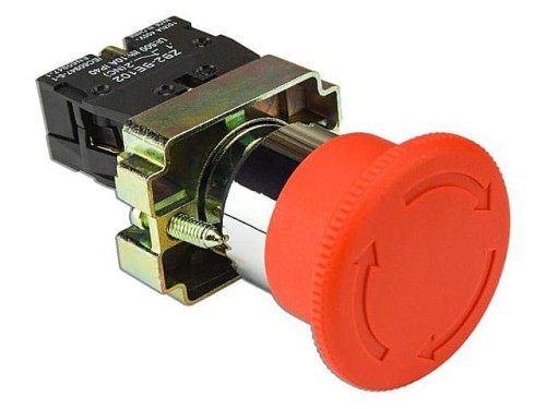 Przycisk bezpieczeństwa OFF-ON grzybek