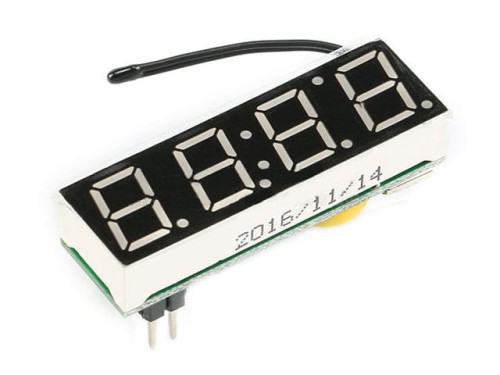 Zegar LED z funkcją daty, termometru oraz woltomierza