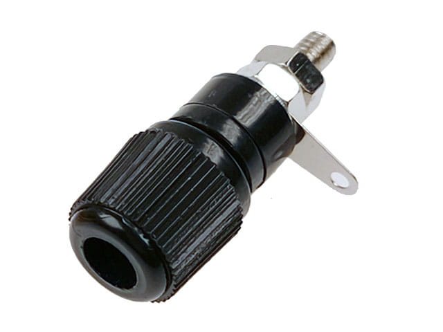 Gniazdo bananowe 4mm, 8A 60V średnica 12mm
