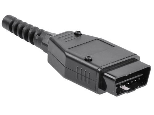 Wtyk OBD2 męski na przewód