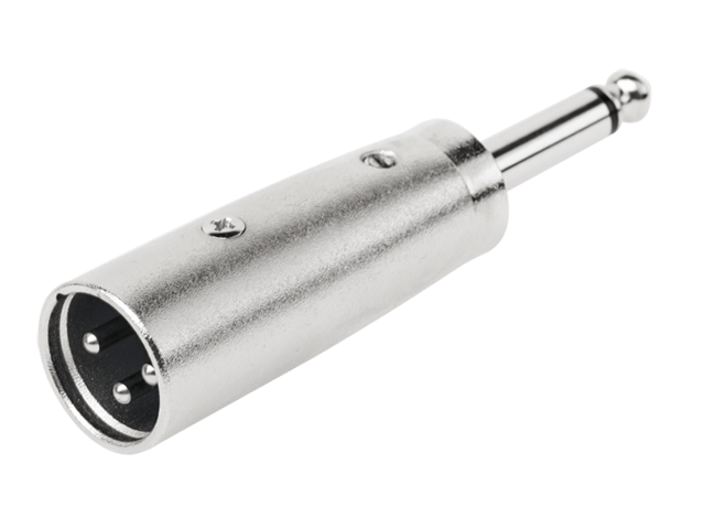 wtyk Jack 6,3mm mono na wtyk XLR