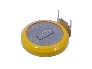 Bateria litowa 3V CR2450N 3pin, montaż poziomy; Panasonic