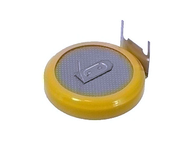 Bateria litowa 3V CR2450 3pin, montaż poziomy; Panasonic