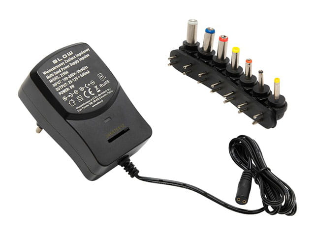 Zasilacz 3-12V 500mA regulowany impulsowy; Blow