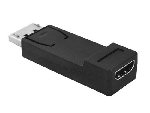Adapter gniazdo HDMI - wtyk DisplayPort; HQ