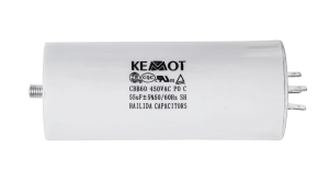 Kondensator do silników 50uF 450VAC, konektory