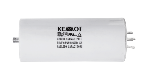 Kondensator rozruchowy do silników 50uF 450VAC, konektory