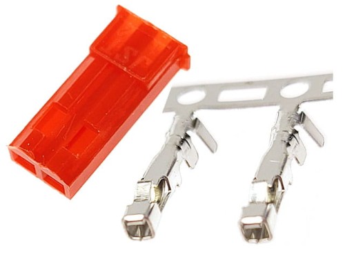 Wtyk żeński JST RCY 2 styki, złącze SYP02T, raster 2,5mm