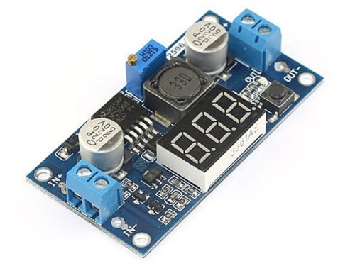Przetwornica Step-Down LM2596 3A, wyświetlacz; ładowarka, zasilacz Power LED