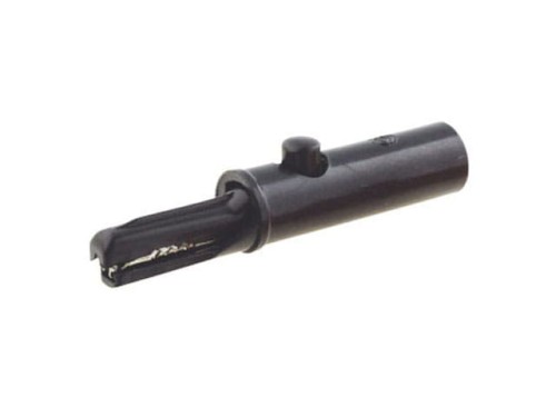 Krokodylek izolowany 2mm 3A czarny