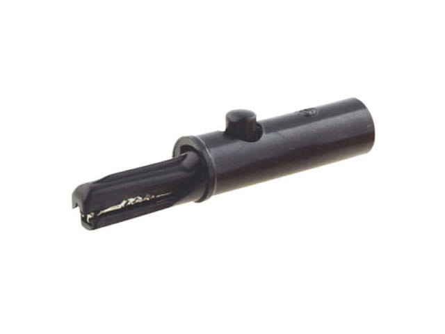 Krokodylek izolowany 2mm 3A czarny