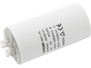 Kondensator do silników 100uF 450V, konektory, śruba M8; Xtreme