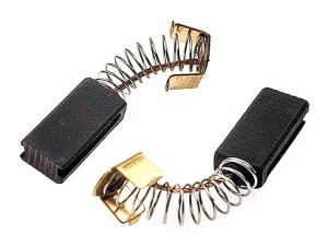 Szczotki węglowe 5x8x17mm z rowkami, konektor z blokadą; BLAUKRAFT 