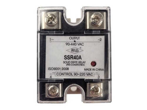 Przekaźnik SSR 90-220VAC 40A 90-440VAC