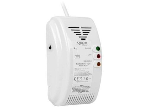 Detektor, czujnik czadu, zasilanie 230V; XC25