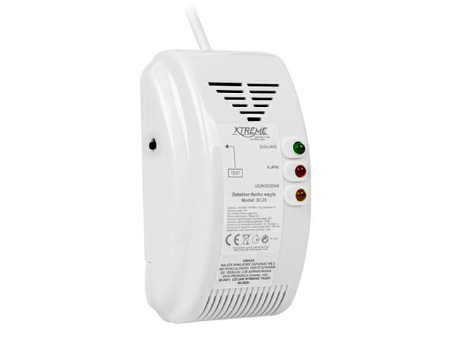 Detektor, czujnik czadu, zasilanie 230V; XC25