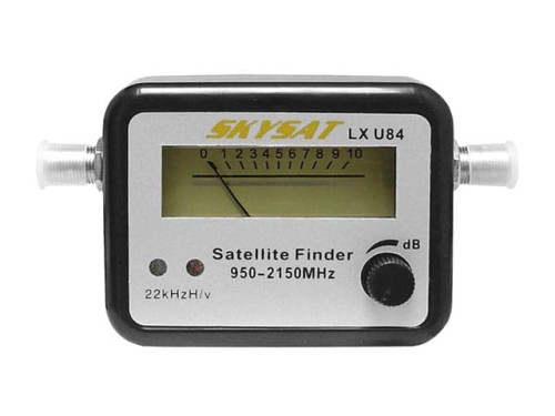 Satelitarny miernik poziomu sygnału SAT-FINDER, wychyłowy z diodą; SKYSAT