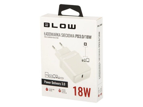 ładowarka, gniazdo USB typ C, 18W Quick Charge