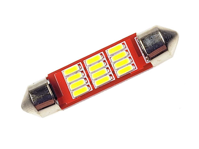 Żarówka LED C5W 41mm 12V 12xSMD30
