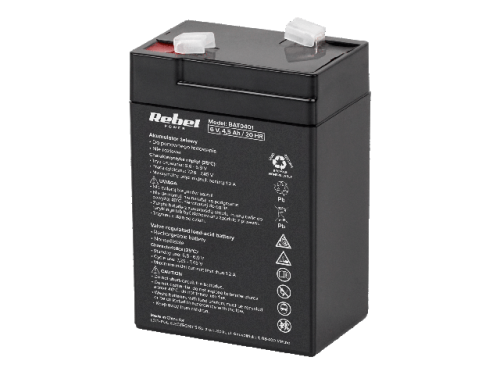 Akumulator żelowy 6V 4,5Ah; Rebel