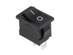 RSM111BK; przełącznik klawiszowy OFF-(ON) monostabilny, czarny