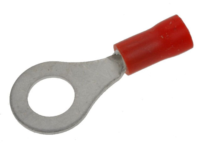 Końcówka oczkowa M6 0,5-1,5mm2 izolowana czerwona