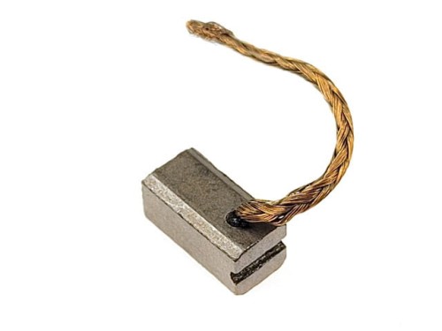 Szczotki grafitowo-miedziane 5x5x10mm, wyprowadzenie boczne