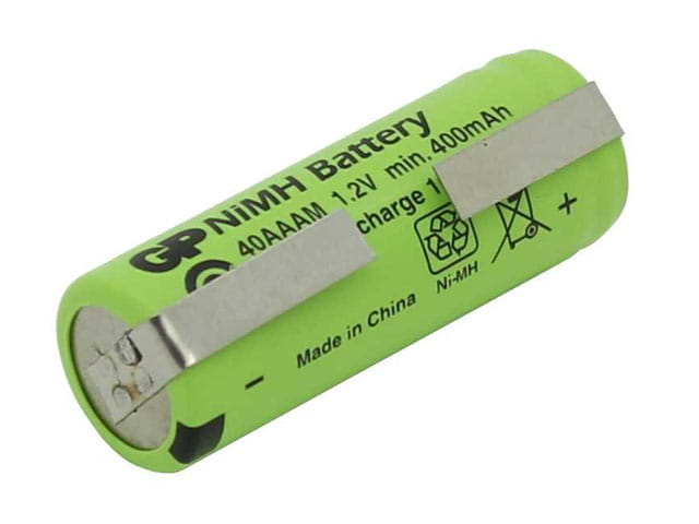 2/3AAA 400mAh 1,2V NiMH, blaszki ; GP 40AAAM ST