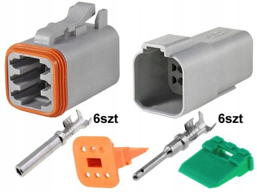 Złącze kostka DEUTSCH DT 6 PIN