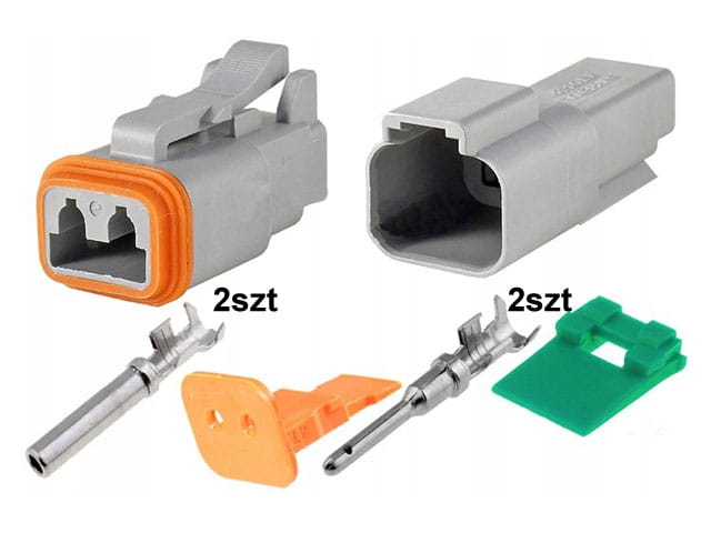 Złącze kostka DEUTSCH DT 2 PIN