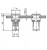 Amperomierz 100A woltomierz 500V AC, czerwony, 31x31mm
