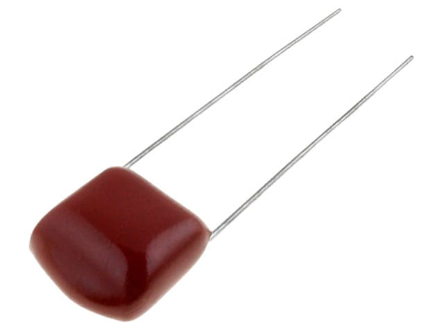 10nF 630VDC poliestrowy MKT, raster: 10mm; Pilkor