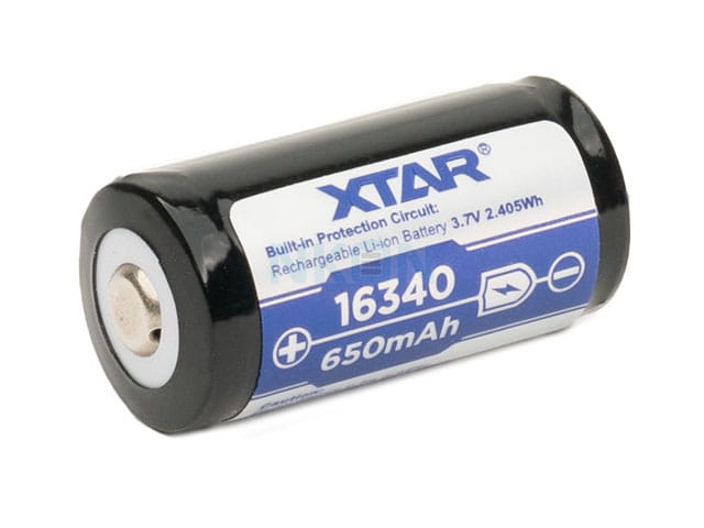 Akumulator Li-Ion 16340 3,7V 650mAh