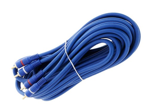 Kabel 2RCA(cinch)-2RCA(cinch) 5m, złocone styki