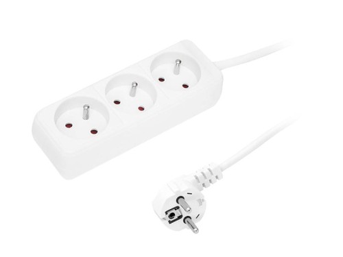Przedłużacz 3 gniazda 1,5m, przewód 3x1,5mm2; BLOW