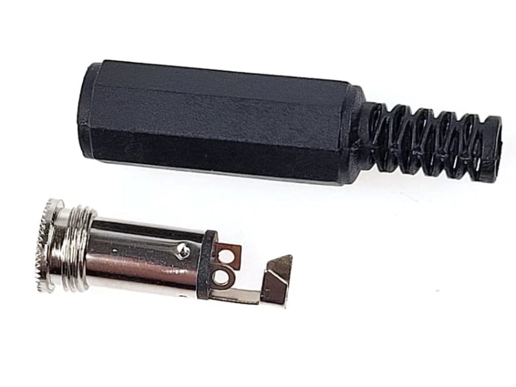 Gniazdo Jack 2,5mm STEREO plastik na przewód