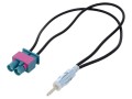 Adapter antenowy FAKRA Double (m) na DIN (m), dł.30cm