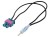 Adapter antenowy FAKRA Double (m) na DIN (m), dł.30cm