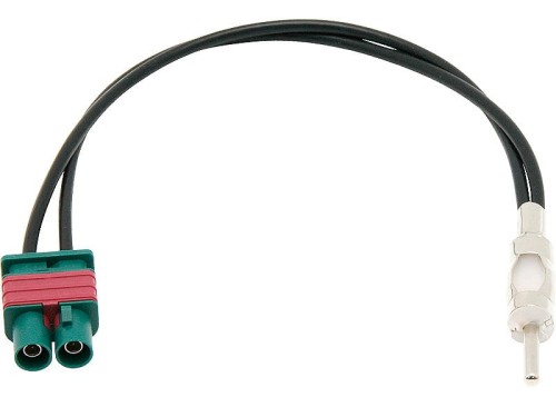Adapter antenowy FAKRA Double (m) na DIN (m), dł.30cm