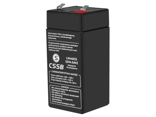 Akumulator żelowy 4V 4,5Ah; CSSB