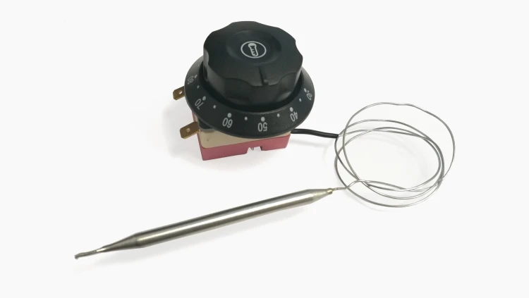 Termostat z kapilarą, 30-80st C 16A